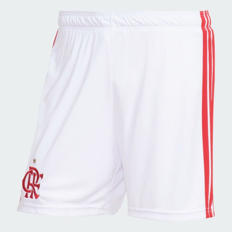 Calção Flamengo I Adidas 26/27 Branco