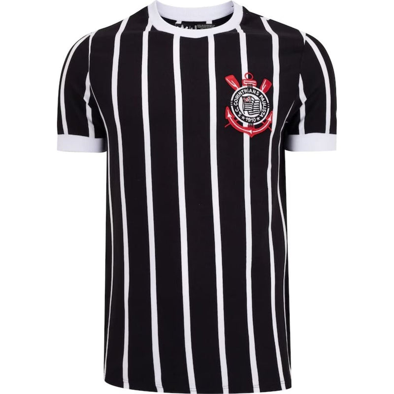Camiseta Corinthians Coimbra Retrô Democracia Especial Listrada