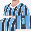 Camiseta Grêmio Betel Tricolor Azul/Preto