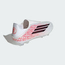 Chuteira Adidas Campo F50 League LL LY Branco/Vermelho