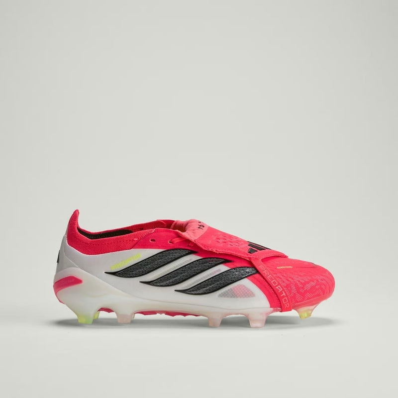 Chuteira Adidas Campo Predator Elite FT Branco/Vermelho