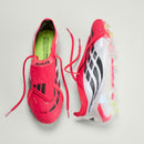 Chuteira Adidas Campo Predator Elite FT Branco/Vermelho