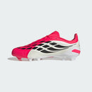 Chuteira Adidas Campo Predator League Branco/Vermelho Jr