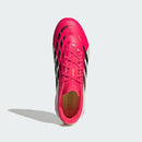 Chuteira Adidas Campo Predator League Branco/Vermelho Jr