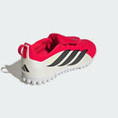 Chuteira Adidas Society Predator Club FT Jr Branco/Vermelho