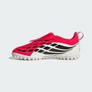 Chuteira Adidas Society Predator Club FT Jr Branco/Vermelho