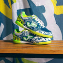 Chuteira Joma Futsal Top Flex Pito 25 Azul/Verde