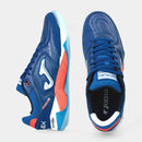 Chuteira Joma Futsal Top Flex Plus Marinho/Vermelho