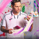 Chuteira Joma Futsal Top Flex Rebound Branco/Rosa