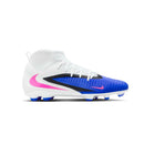 Chuteira Nike Campo Phantom 6 High Club Branco/Azul