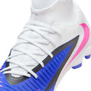 Chuteira Nike Campo Phantom 6 High Club Branco/Azul