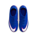 Chuteira Nike Campo Superfly 10 Club Jr Azul/Rosa