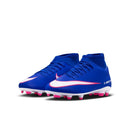 Chuteira Nike Campo Superfly 10 Club Jr Azul/Rosa