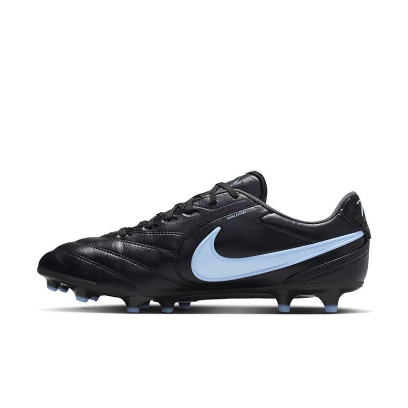Chuteira Nike Campo Tiempo Ligera Pro Preto/Azul