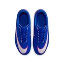 Chuteira Nike Campo Vapor 16 Club Jr Azul/Rosa