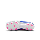 Chuteira Nike Campo Vapor 16 Club Jr Azul/Rosa