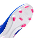 Chuteira Nike Campo Vapor 16 Club Jr Azul/Rosa