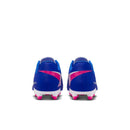 Chuteira Nike Campo Vapor 16 Club Jr Azul/Rosa