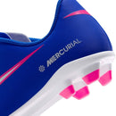 Chuteira Nike Campo Vapor 16 Club Jr Azul/Rosa