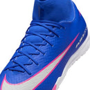 Chuteira Nike Society Zoom Superfly 10 Academy Azul/Rosa