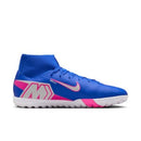 Chuteira Nike Society Zoom Superfly 10 Academy Azul/Rosa