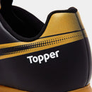Chuteira Topper Futsal Cup VIII Preto/Dourado