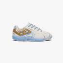 Chuteira Umbro Futsal Pro 5 Jr Kintsugi Branco/Azul