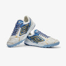 Chuteira Umbro Society Adamant Master Class Kintsugi Branco/Azul