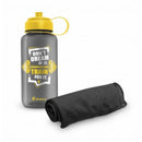 Kit Treino Garrafa e Toalha Fit