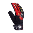 Luva de Goleiro Campo Poker Training Basic Infantil Preto/Vermelho