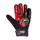 Luva de Goleiro Campo Poker Training Basic Infantil Preto/Vermelho