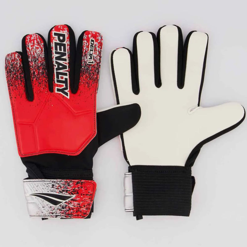 Luva de Goleiro Penalty Delta 1 Vermelha/Preto